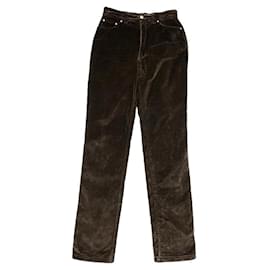 Versace braune Samthose Braun