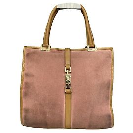 Gucci Jackie Vintage  Pink Leather Handbag Pink