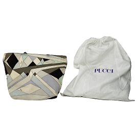 Bolsa de algodão marrom Emilio Pucci Marrom