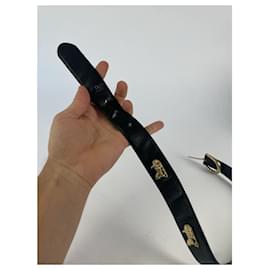 Céline-CELINE Belts T.cm 75 Leather-Black