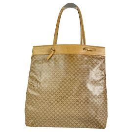 Céline Bolsa de couro dourado Celine Dourado