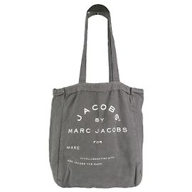 Bolsa de algodão cinza The Tag Tote de Marc Jacobs Cinza