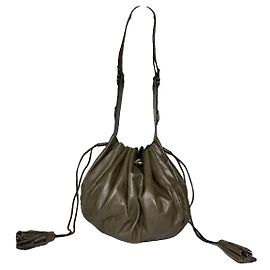 Borsa in pelle verde Givenchy Nightingale Verde