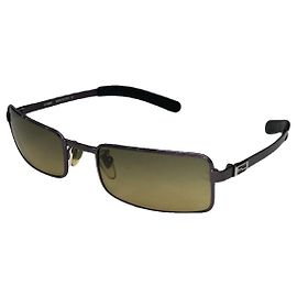 Fendi grüne Metallsonnenbrille Grün