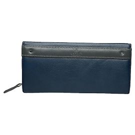 Lanvin Blue Leather Wallet Blue