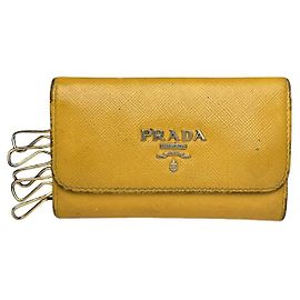Borsa in pelle gialla Prada Giallo