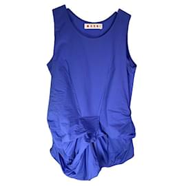 Top de algodón azul Marni Azul