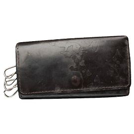 Borsa in pelle verniciata nera Lockme di Louis Vuitton Nero