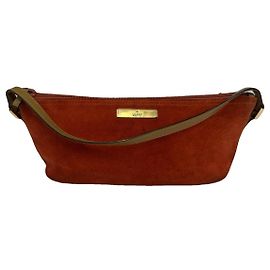Gucci Jackie Vintage  Red Leather Handbag Red