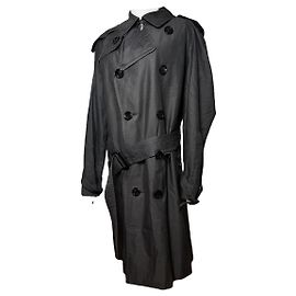Burberry Sandringham Anthrazit Baumwoll-Trenchcoat Anthrazitgrau