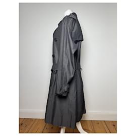 Burberry-BURBERRY Trench coats T.International L Cotton-Dark grey