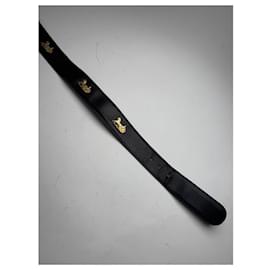 Céline-CELINE Belts T.cm 70 Leather-Black