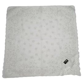 Céline Fazzoletto di seta bianca Celine Bianco