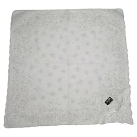 Céline-CELINE Silk handkerchief T.  Silk-White