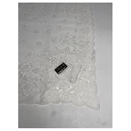 Céline-CELINE Silk handkerchief T.  Silk-White