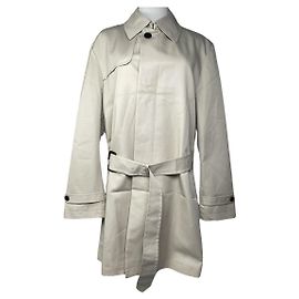 Autre Marque Kansai Yamamoto Beige Polyester Coat Beige