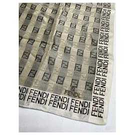 Fendi-FENDI Scarves T.  Silk-Green