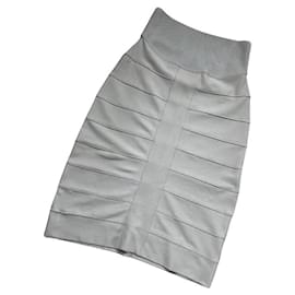 Falda de algodón blanco - elastano de Givenchy Blanco