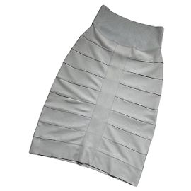 Saia de algodão branco - elastano Givenchy Branco