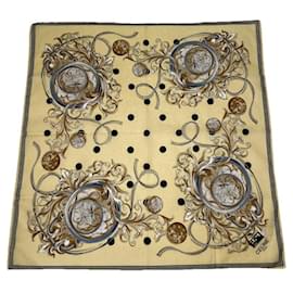 Céline-CELINE Silk handkerchief T.  Silk-Yellow