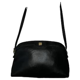 Givenchy 4G Black Leather Handbag Black