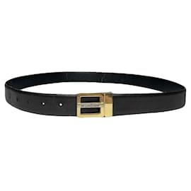 Yves Saint Laurent-YVES SAINT LAURENT Belts T.cm 85 Leather-Black