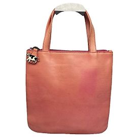 Marc Jacobs The Tag Tote Pink Leather Handbag Pink