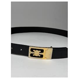 Céline-CELINE Belts T.cm 100 Leather-Dark grey