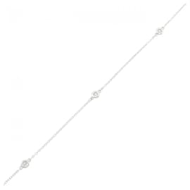 Tiffany & Co-Pulseira de Charme 3P Tiffany by the Yard-Prata
