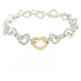 Tiffany & Co-Pulseira de link coração Tiffany-Outro