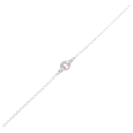 Tiffany & Co-Pulseira charm Tiffany em prata 925 com safira-Outro