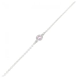 Tiffany & Co-Pulseira charm Tiffany em prata 925 com safira-Outro
