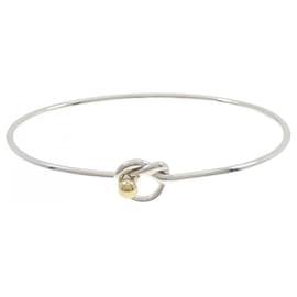 Tiffany & Co-Pulseira em coração com gancho e olho de fio plano Tiffany-Outro