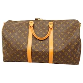 Louis Vuitton-Louis Vuitton Keepall Bandouliere 50-Brown