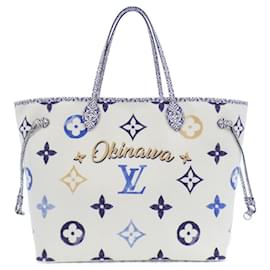 Louis Vuitton-Louis Vuitton Neverfull GM-Branco