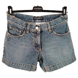 Dolce & Gabbana-DOLCE&GABBANA DENIM SHORTS.-Blue