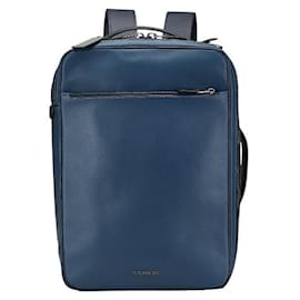 Coach-Coach Leather Graham Convertible Backpack C6876-Blue