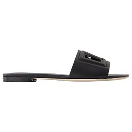 Dolce & Gabbana Sandals - Dolce&Gabbana - Leather - Black Black
