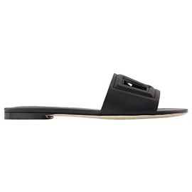 Dolce & Gabbana Sandals - Dolce&Gabbana - Leather - Black Black