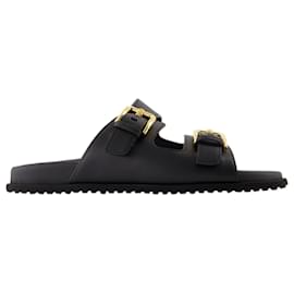 Dolce & Gabbana-Sandals - Dolce&Gabbana - Leather - Black-Black