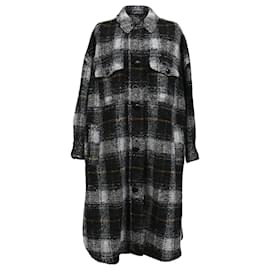 Isabel Marant Etoile-Isabel Marant Étoile Fontizi Coat in Grey Wool-Grey