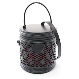 Louis Vuitton-Louis Vuitton Cannes Monogram Lace Handbag M20363-Black