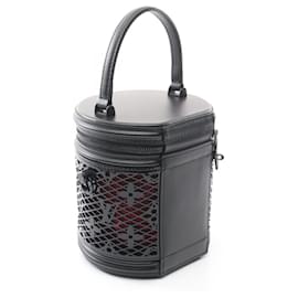 Louis Vuitton-Louis Vuitton Cannes Monogram Lace Handbag M20363-Black