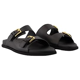 Dolce & Gabbana-Sandals - Dolce&Gabbana - Leather - Black-Black