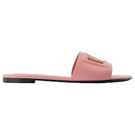 Dolce & Gabbana-Sandals - Dolce&Gabbana - Leather - Pink-Pink