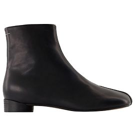 Maison Martin Margiela Ankle Boots - MM6 Maison Margiela - Leather - Black Black