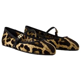 Dolce & Gabbana-Ballerinas - Dolce&Gabbana - Cotton - Printed-Other,Python print