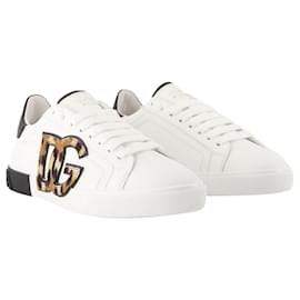 Dolce & Gabbana-Sneakers - Dolce&Gabbana - Leather - Printed-Other,Python print