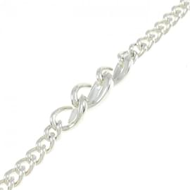 Tiffany & Co-Pulseira de Link Tiffany-Prata
