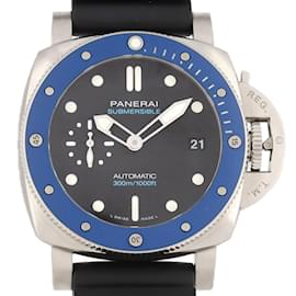 Panerai-Panerai Submersible Azzurro PAM01209 SS Automatic Watch-Other